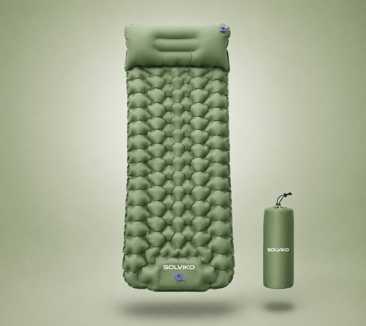 Matelas Gonflable SOLVIKO olive