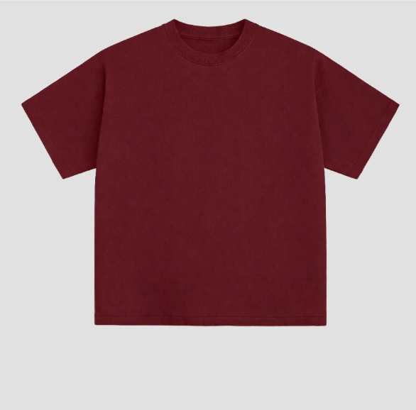 T-shirt rétro délavé robuste orange , 100% coton